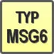 Piktogram - Typ: MSG6
